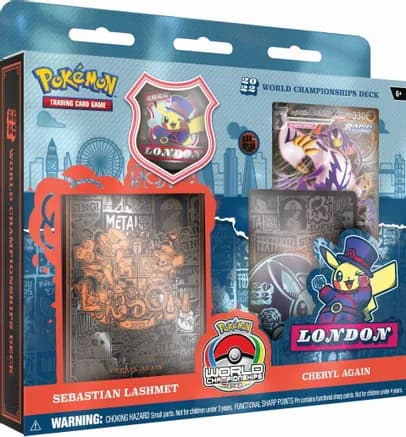 2022 World Championship Deck: Sebastian Lashmet (Cheryl Again) — sealed Pokémon TCG product