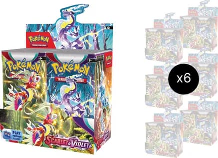 Scarlet & Violet Booster Box Case — sealed Pokémon TCG product