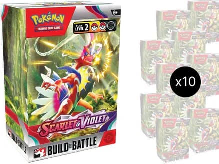 Scarlet & Violet Build & Battle Box Display — sealed Pokémon TCG product