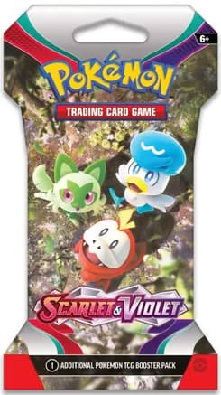 Scarlet & Violet Sleeved Booster Pack — sealed Pokémon TCG product