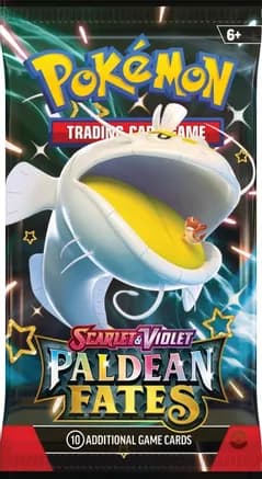 Paldean Fates Booster Pack — sealed Pokémon TCG product