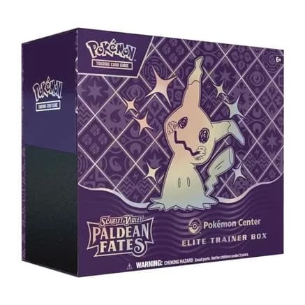 Paldean Fates Pokemon Center Elite Trainer Box (Exclusive) — sealed Pokémon TCG product