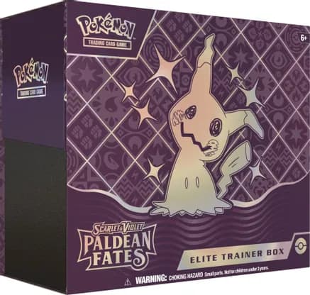 Paldean Fates Elite Trainer Box — sealed Pokémon TCG product