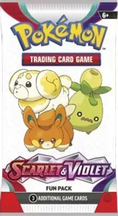 Scarlet & Violet Fun Pack — sealed Pokémon TCG product