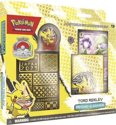 2023 World Championship Deck: Tord Reklev (Psychic Elegance) — sealed Pokémon TCG product