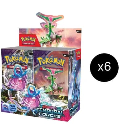 Temporal Forces Booster Box Case — sealed Pokémon TCG product