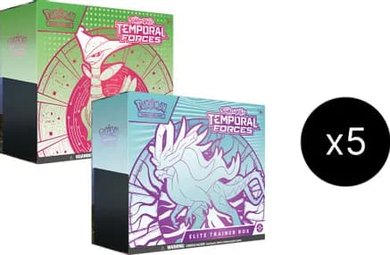 Temporal Forces Elite Trainer Box Case — sealed Pokémon TCG product