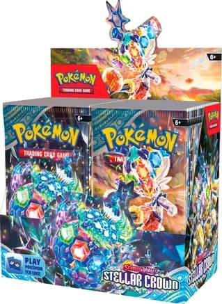 Stellar Crown Booster Box — sealed Pokémon TCG product