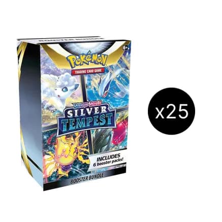 Silver Tempest Booster Bundle Case — sealed Pokémon TCG product