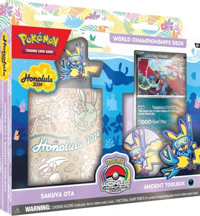 2024 World Championship Deck: Sakuya Ota (Ancient Toolbox) — sealed Pokémon TCG product