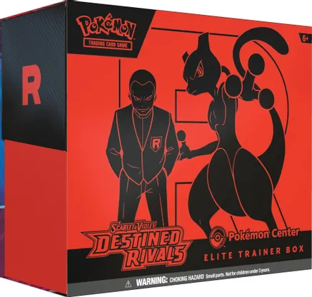 Destined Rivals Pokemon Center Elite Trainer Box (Exclusive) — sealed Pokémon TCG product