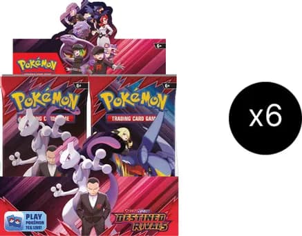 Destined Rivals Booster Box Case — sealed Pokémon TCG product