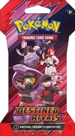 Destined Rivals Sleeved Booster Pack — sealed Pokémon TCG product