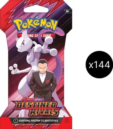 Destined Rivals Sleeved Booster Case — sealed Pokémon TCG product