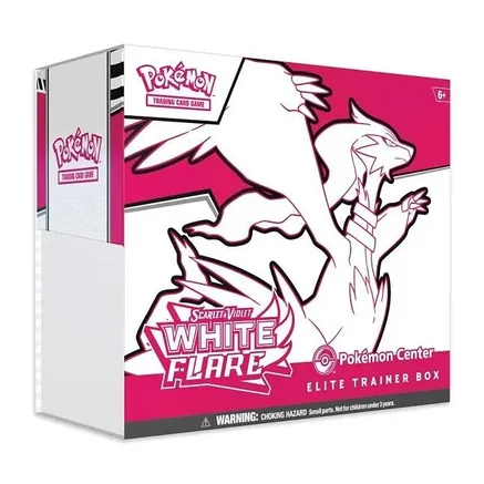 White Flare Pokemon Center Elite Trainer Box (Exclusive) — sealed Pokémon TCG product