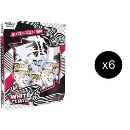White Flare Binder Collection Case — sealed Pokémon TCG product
