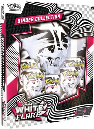 White Flare Binder Collection — sealed Pokémon TCG product