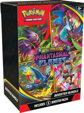Phantasmal Flames Booster Bundle — sealed Pokémon TCG product