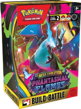 Phantasmal Flames Build & Battle Box — sealed Pokémon TCG product