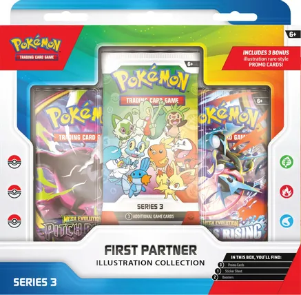 First Partner Illustration Collection (Series 3) — sealed Pokémon TCG product