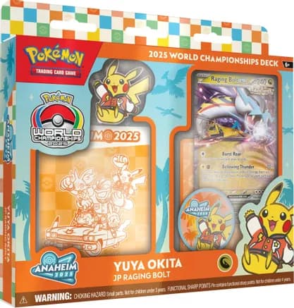 2025 World Championship Deck: Yuyu Okita (JP Raging Bolt) — sealed Pokémon TCG product