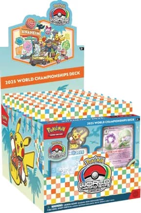 2025 World Championship Deck Display — sealed Pokémon TCG product