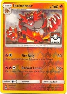 Incineroar - 26/149 (Pokemon League) — League & Championship Cards 26