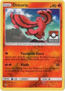 Oricorio - 14/145 (Pokemon League) — League & Championship Cards 14