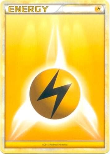 Lightning Energy (2010 Unnumbered HGSS Style Non-Holo) — League & Championship Cards 2010 Pokémon card