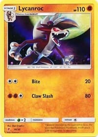 Lycanroc (#30 Holofoil) — SM Trainer Kit: Lycanroc & Alolan Raichu 30