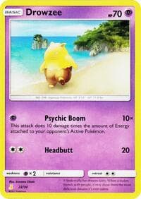 Drowzee — SM Trainer Kit: Lycanroc & Alolan Raichu 22