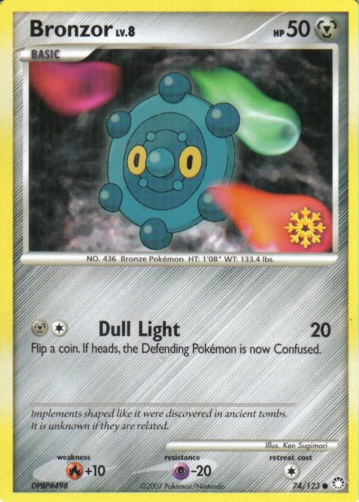 Bronzor — Countdown Calendar Promos 74 Pokémon card