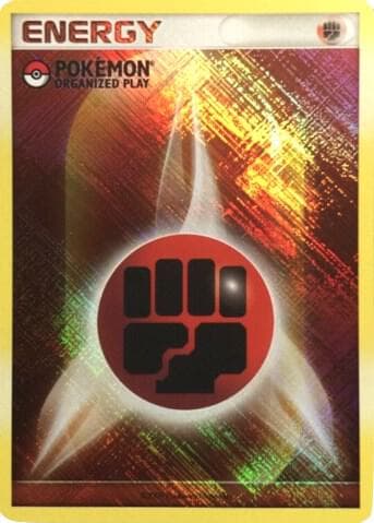 Fighting Energy (2009 Unnumbered POP Promo) — League & Championship Cards 2009 Pokémon card