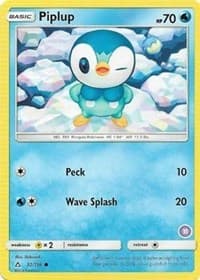 Piplup (11) — SM Trainer Kit: Alolan Sandslash & Alolan Ninetales 32