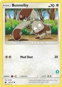 Bunnelby (4) — SM Trainer Kit: Alolan Sandslash & Alolan Ninetales 87