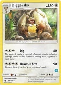 Diggersby (18) — SM Trainer Kit: Alolan Sandslash & Alolan Ninetales 88