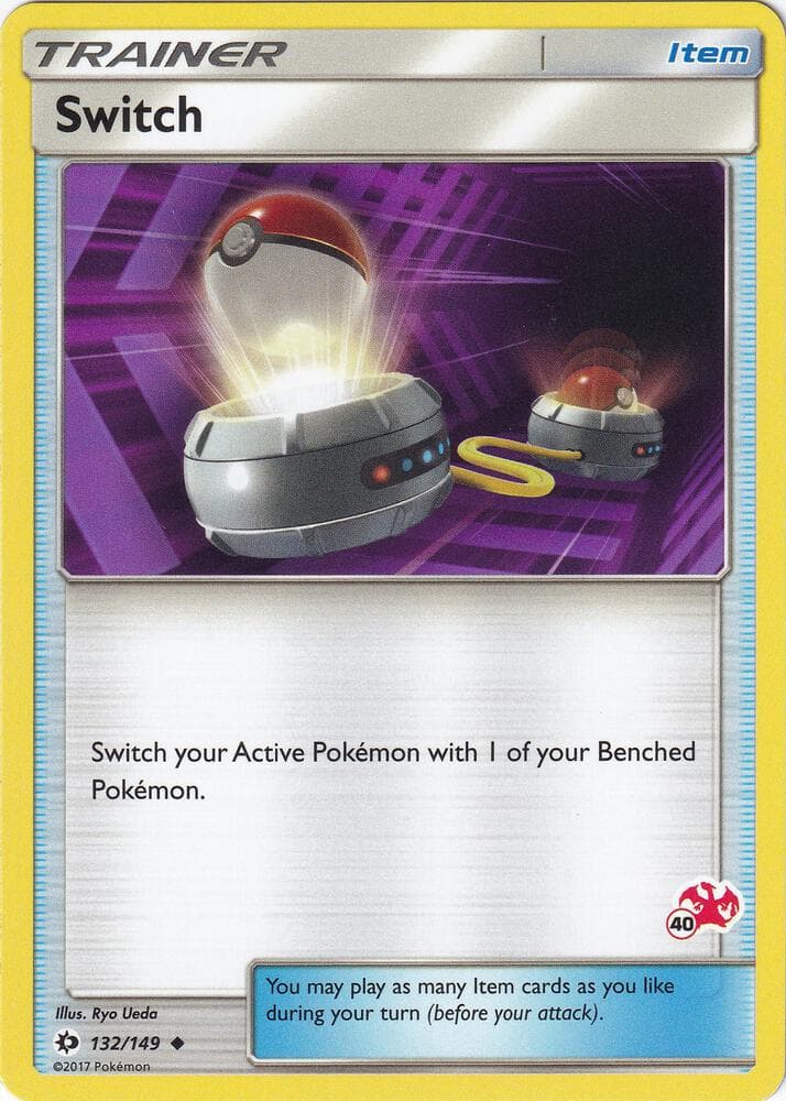 Switch - 132/149 (#40 Charizard Stamped) — Battle Academy 132 Pokémon card