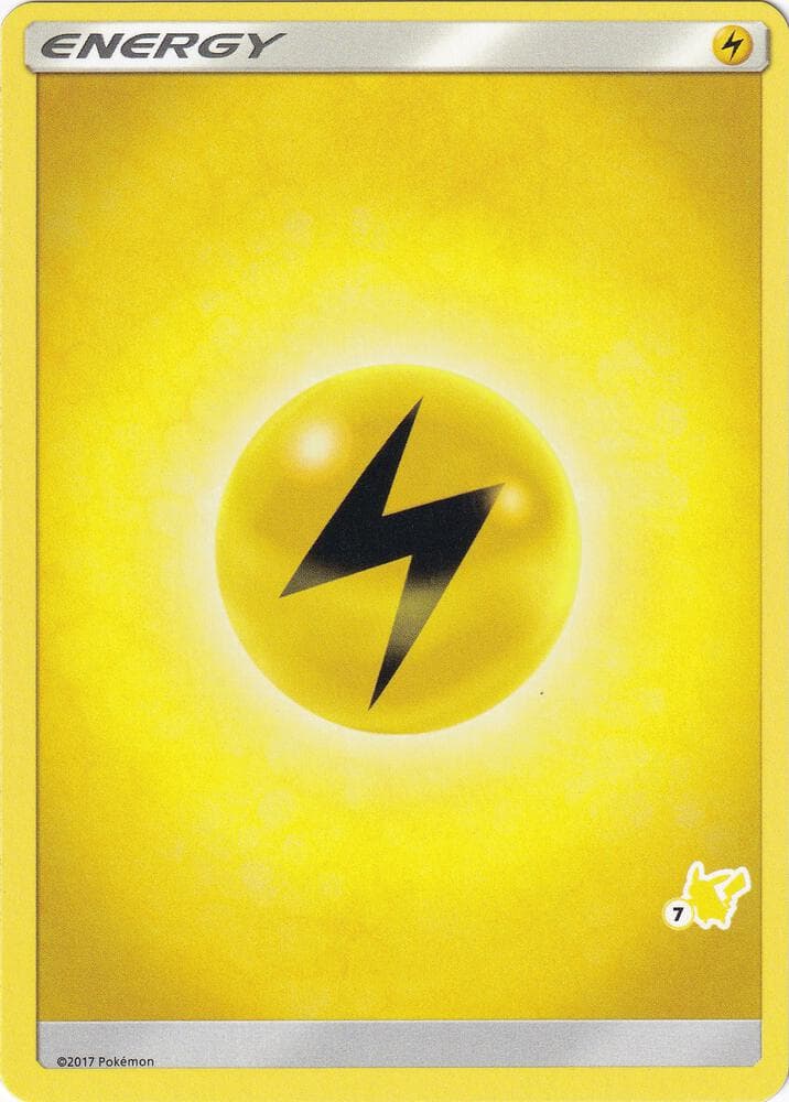 Lightning Energy (#7 Pikachu Stamped) — Battle Academy 7 Pokémon card
