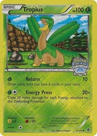 Tropius - 5/101 (National Championships) — League & Championship Cards 5