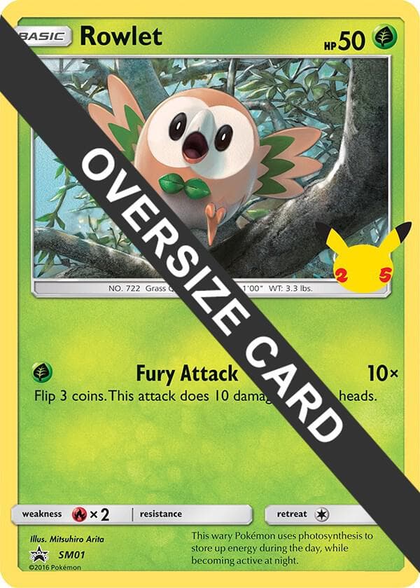 Rowlet — First Partner Pack SM1 Pokémon card