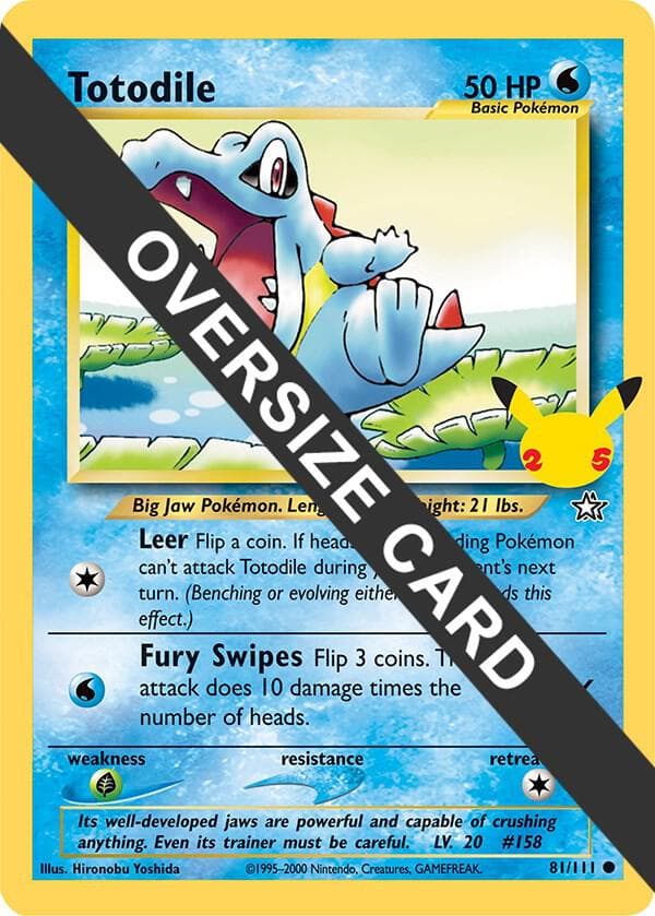 Totodile — First Partner Pack 81 Pokémon card