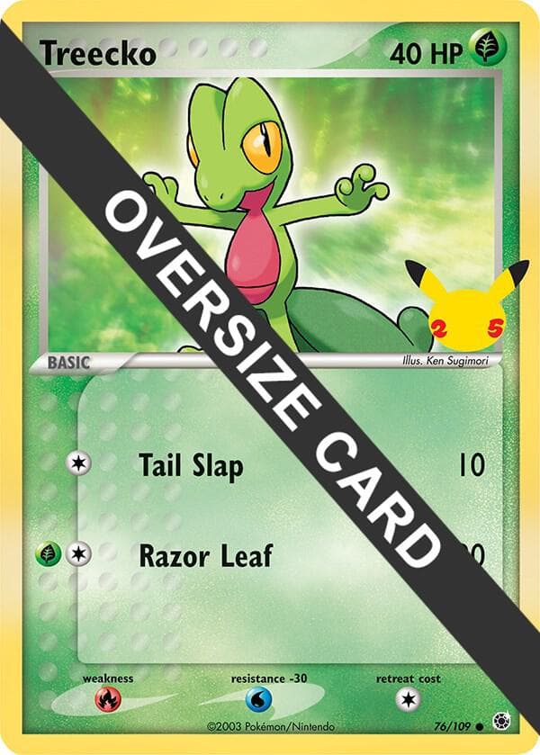 Treecko — First Partner Pack 76 Pokémon card
