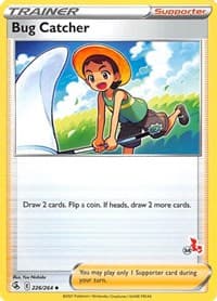 Bug Catcher - 226/264 (#34 Cinderace Stamped) — Battle Academy 2022 226