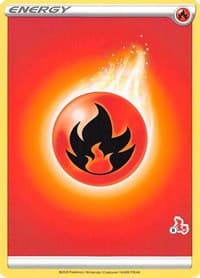 Fire Energy (#8 Cinderace Stamped) — Battle Academy 2022 8