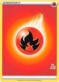 Fire Energy (#10 Cinderace Stamped) — Battle Academy 2022 10