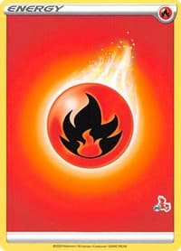Fire Energy (#20 Cinderace Stamped) — Battle Academy 2022 20