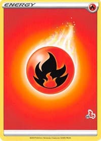 Fire Energy (#22 Cinderace Stamped) — Battle Academy 2022 22
