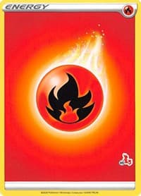 Fire Energy (#35 Cinderace Stamped) — Battle Academy 2022 35