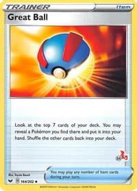 Great Ball - 164/202 (#33 Cinderace Stamped) — Battle Academy 2022 164