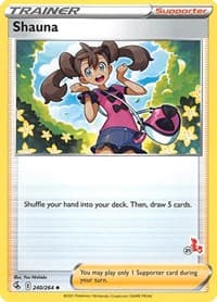 Shauna - 240/264 (#21 Cinderace Stamped) — Battle Academy 2022 240